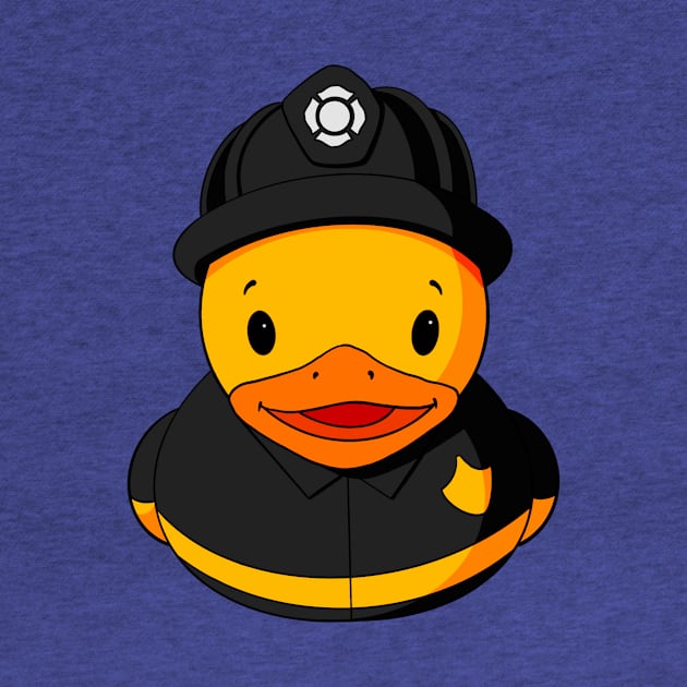 Fireman Rubber Duck by Alisha Ober Designs